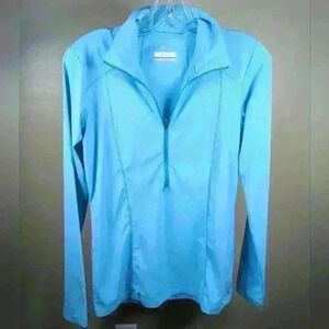 Columbia Omni-Freeze Half Zip Pullover - Lightweight Collared Long Sleeve Size M